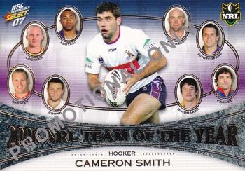 2007 Select NRL Invincible - Promotional #TY7 Cameron Smith Front